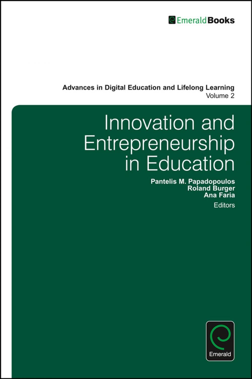 Big bigCover of Innovation and Entrepreneurship in Education