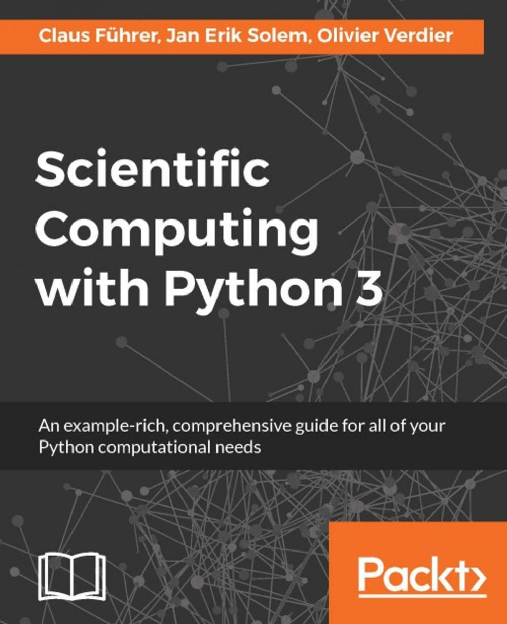 Big bigCover of Scientific Computing with Python 3