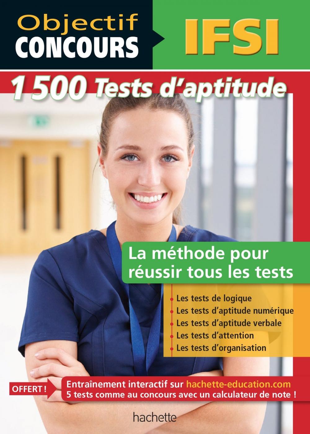 Big bigCover of 1500 tests d'aptitude, concours IFSI