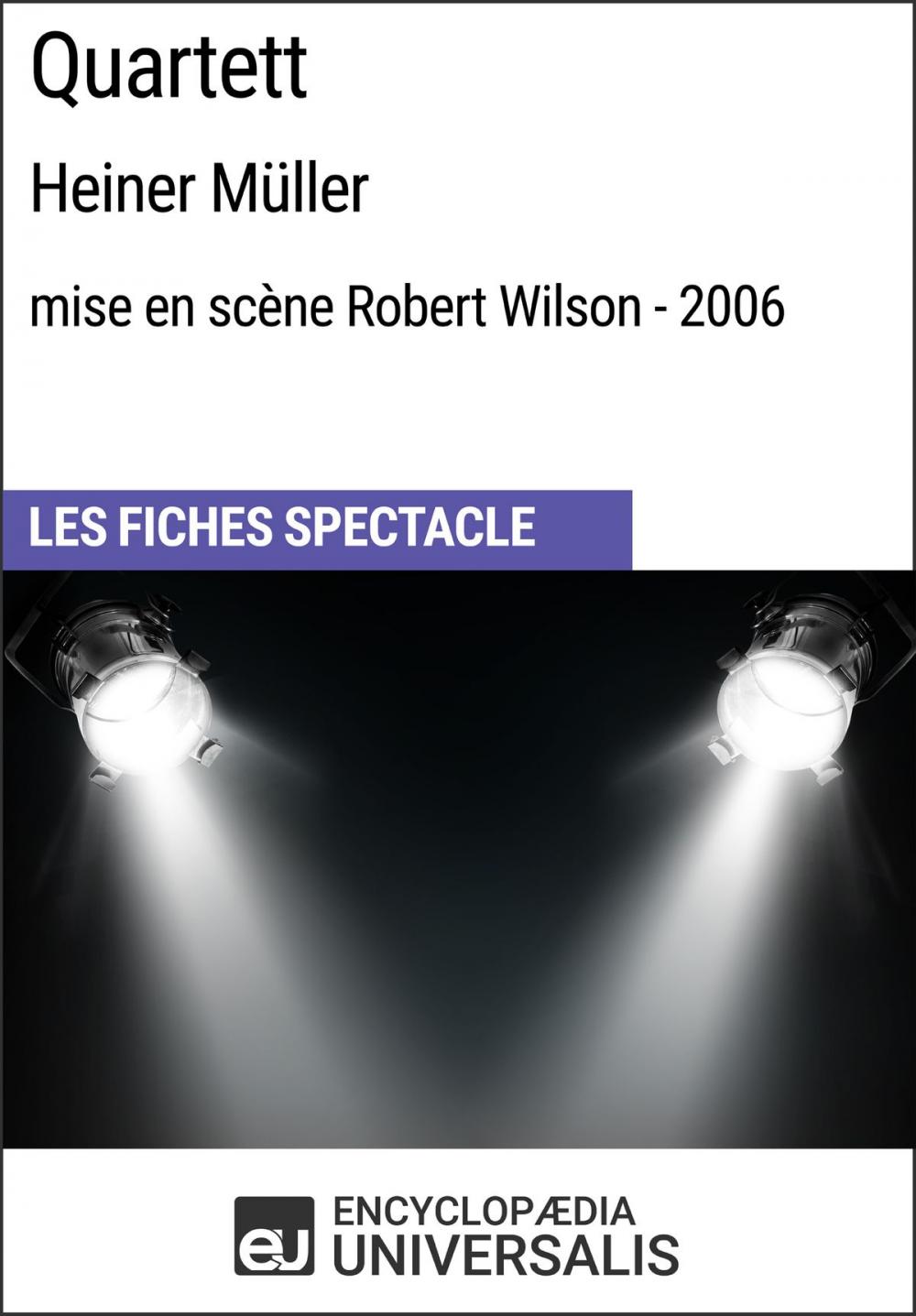 Big bigCover of Quartett (Heiner Müller - mise en scène Robert Wilson - 2006)