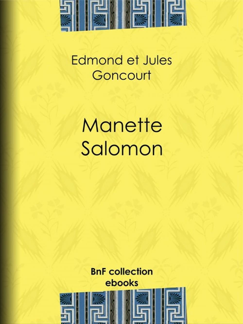 Big bigCover of Manette Salomon