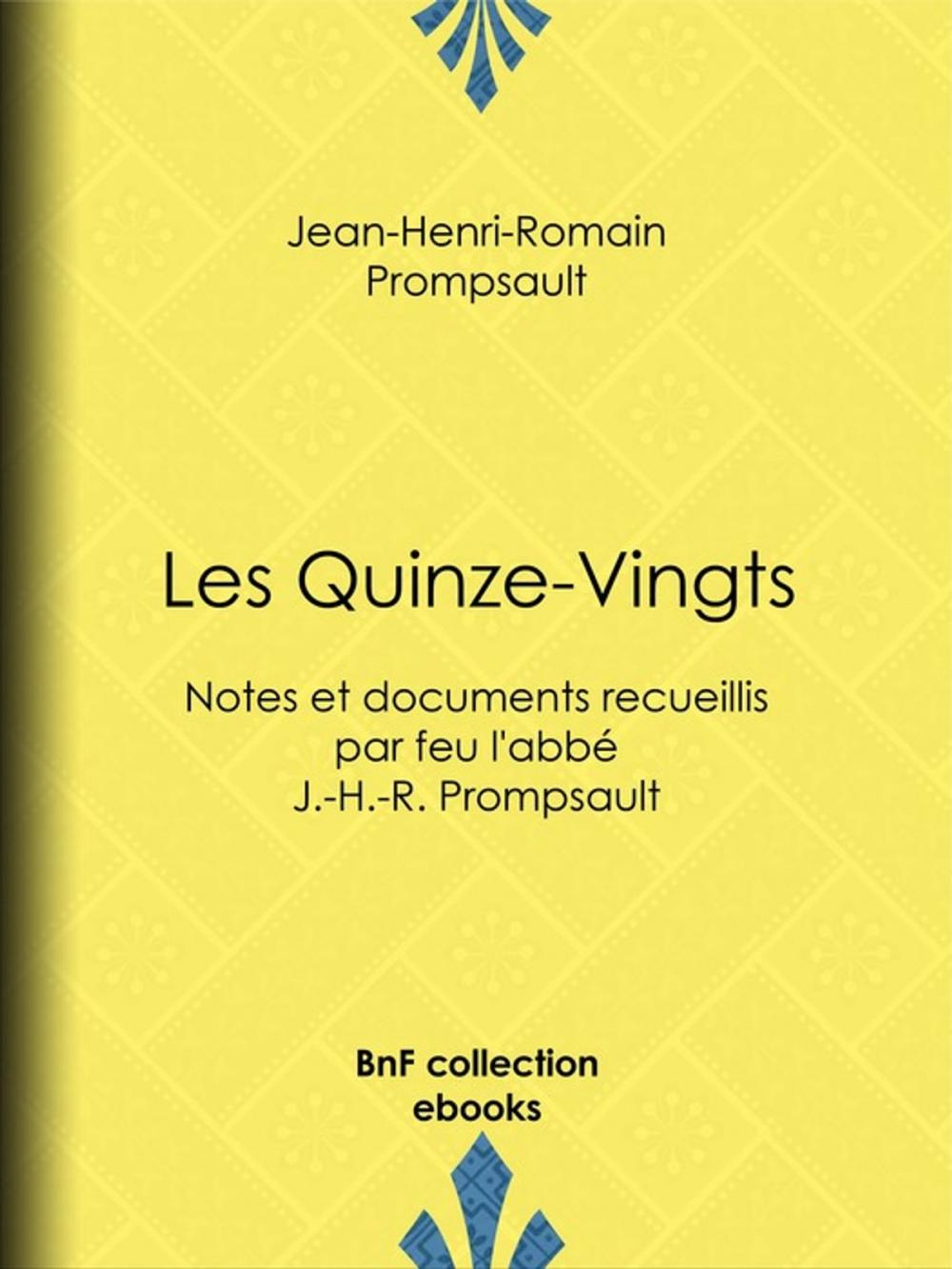 Big bigCover of Les Quinze-Vingts