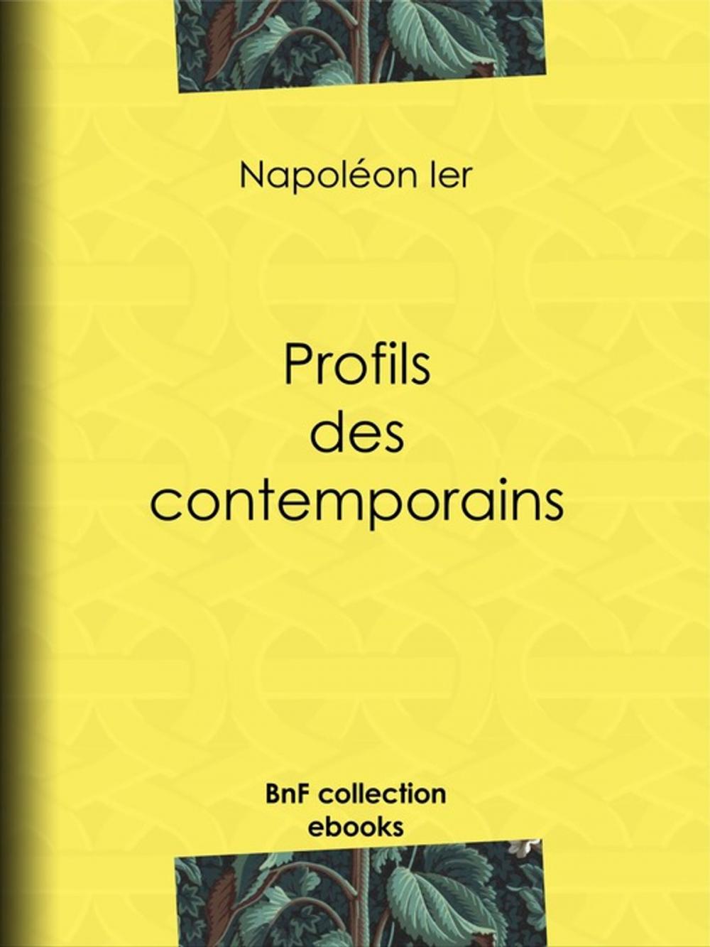 Big bigCover of Profils des contemporains