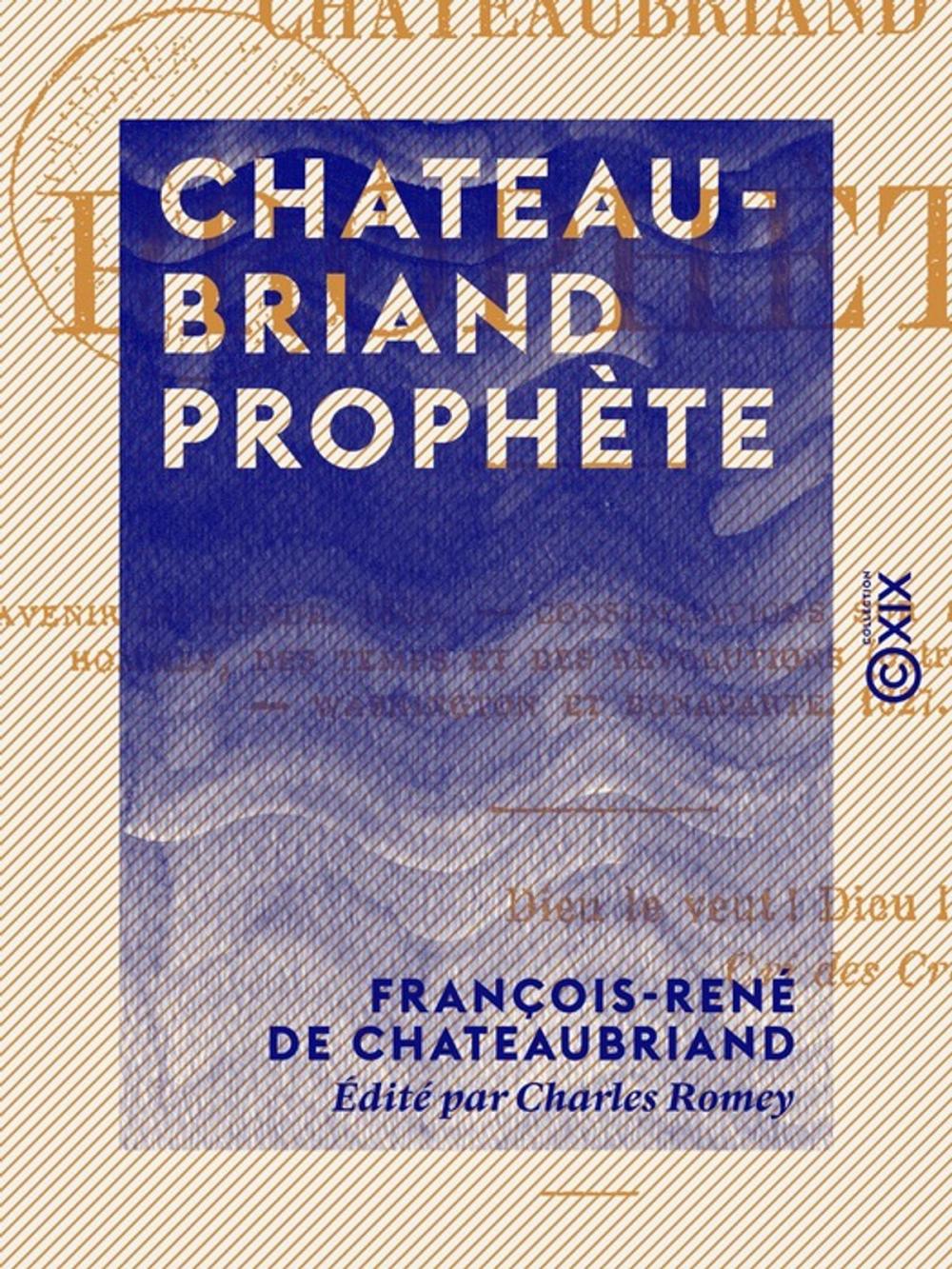 Big bigCover of Chateaubriand prophète