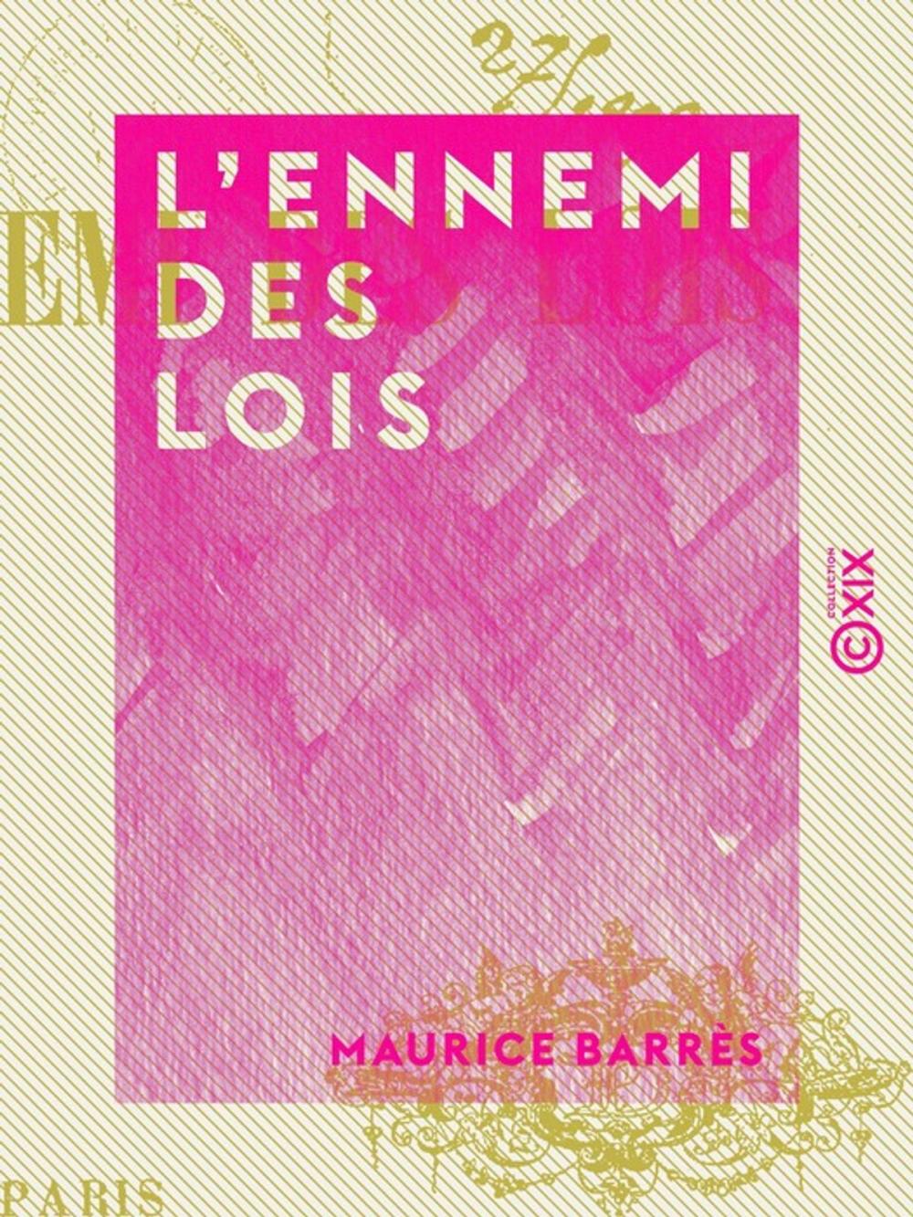 Big bigCover of L'Ennemi des lois