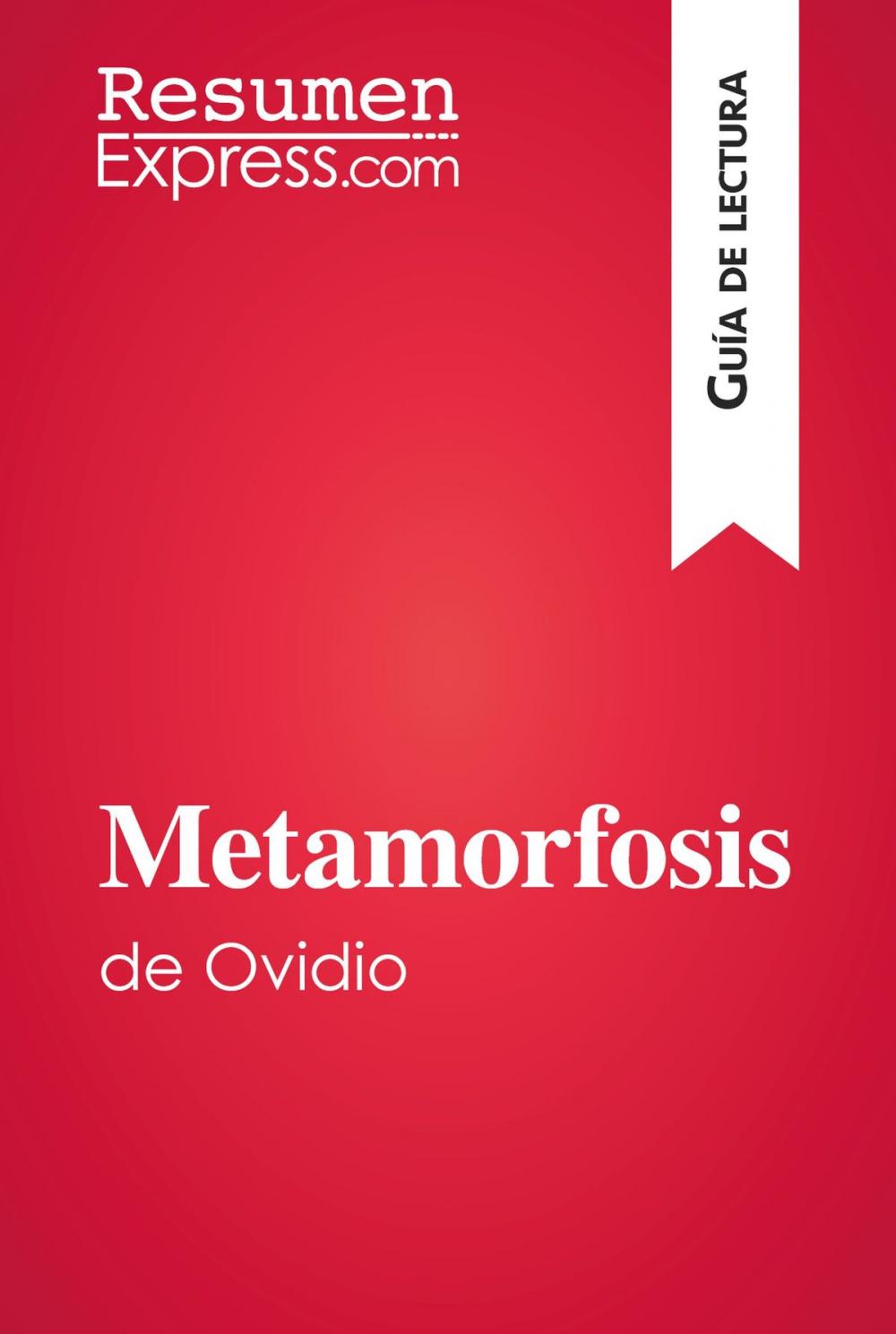 Big bigCover of Metamorfosis de Ovidio (Guía de lectura)