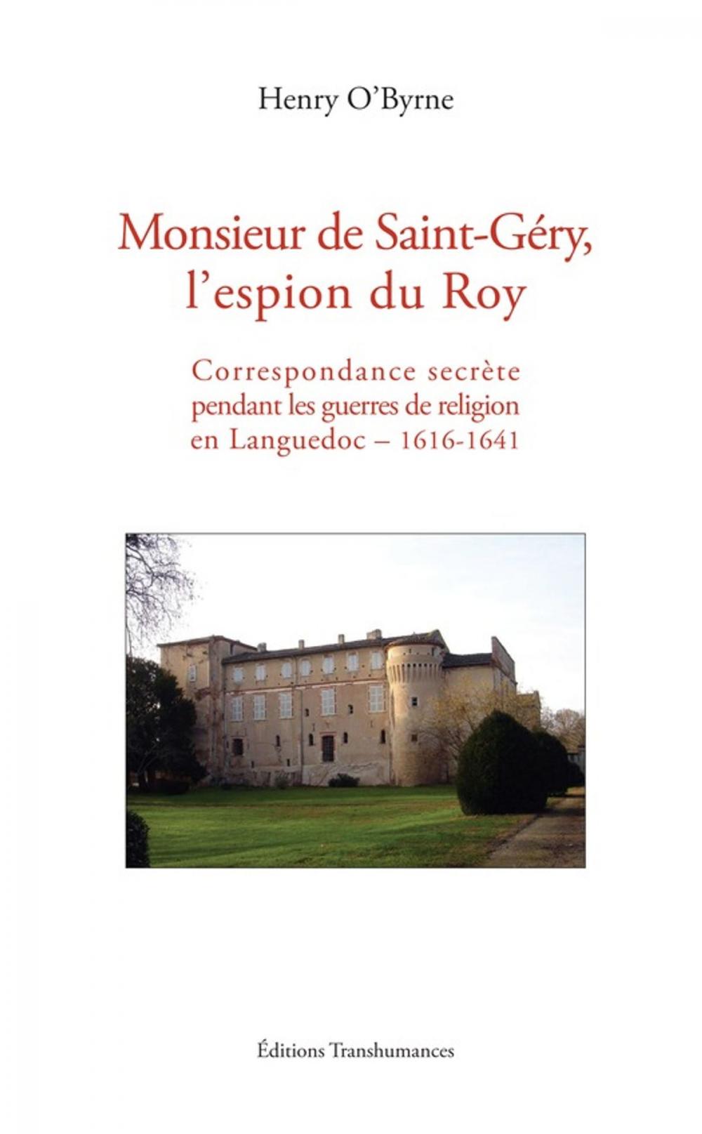 Big bigCover of Monsieur de Saint-Géry, l'espion du Roy