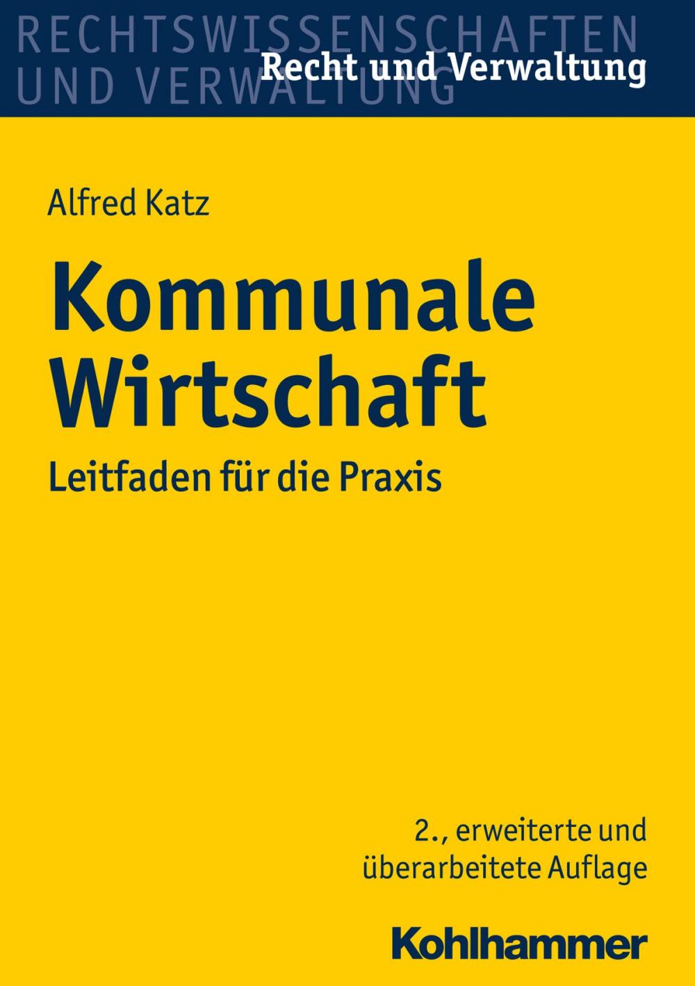 Big bigCover of Kommunale Wirtschaft