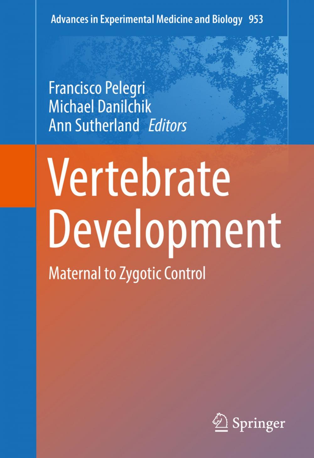 Big bigCover of Vertebrate Development