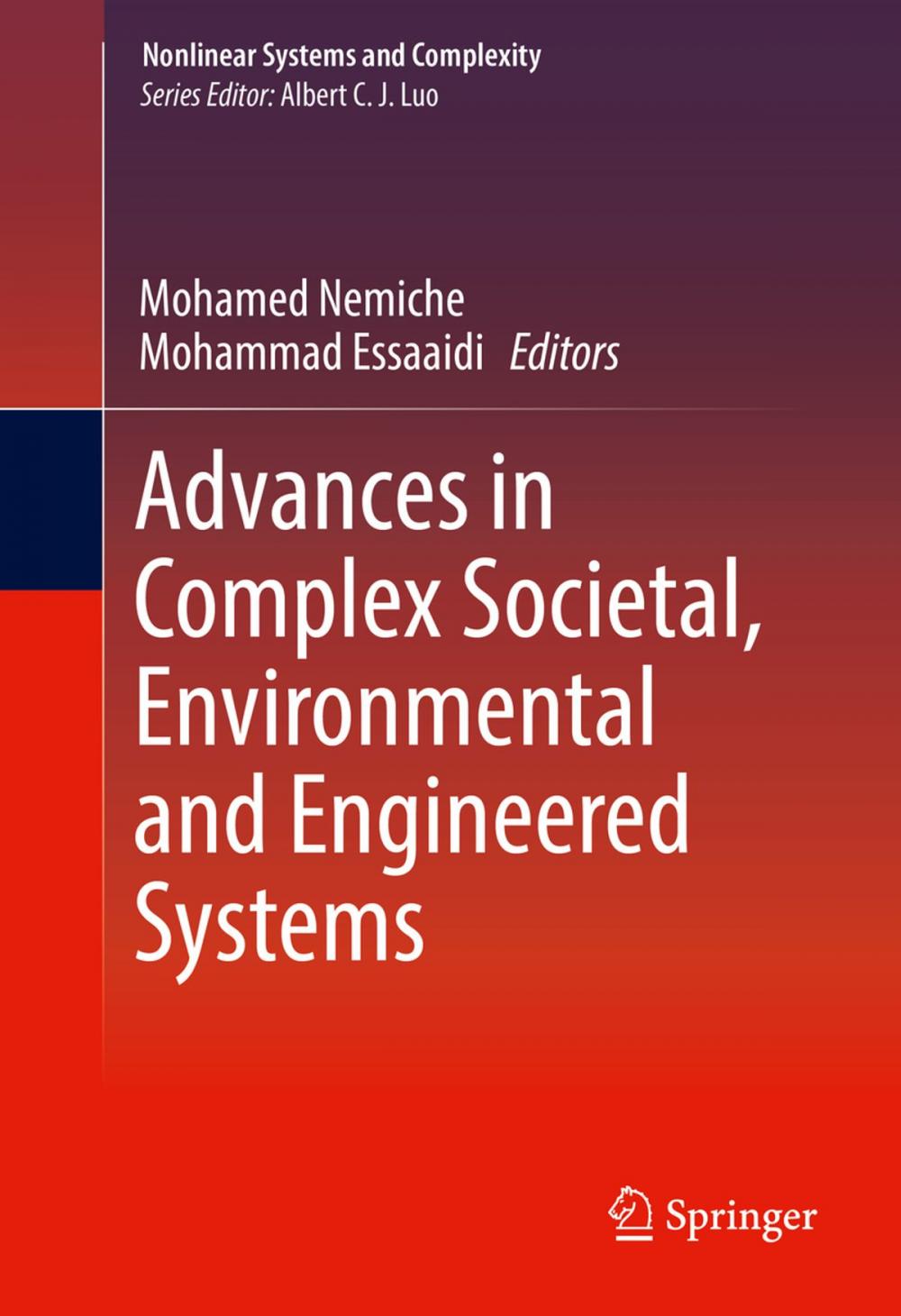 Big bigCover of Advances in Complex Societal, Environmental and Engineered Systems