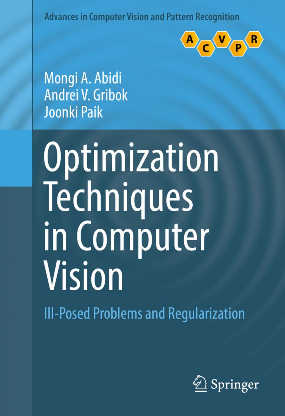 Big bigCover of Optimization Techniques in Computer Vision