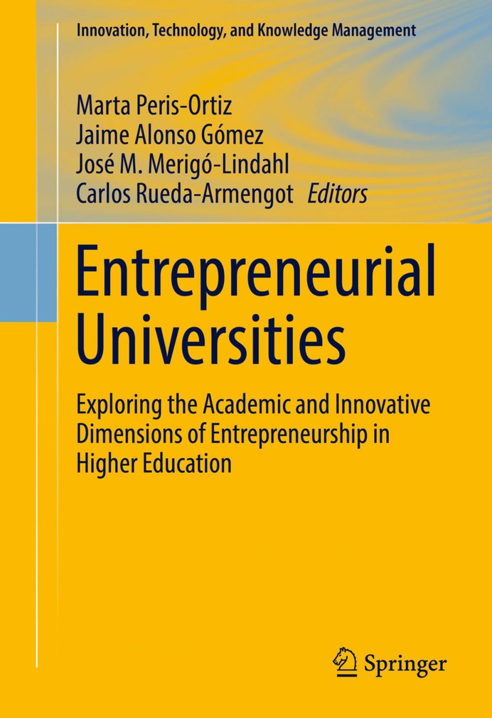 Big bigCover of Entrepreneurial Universities