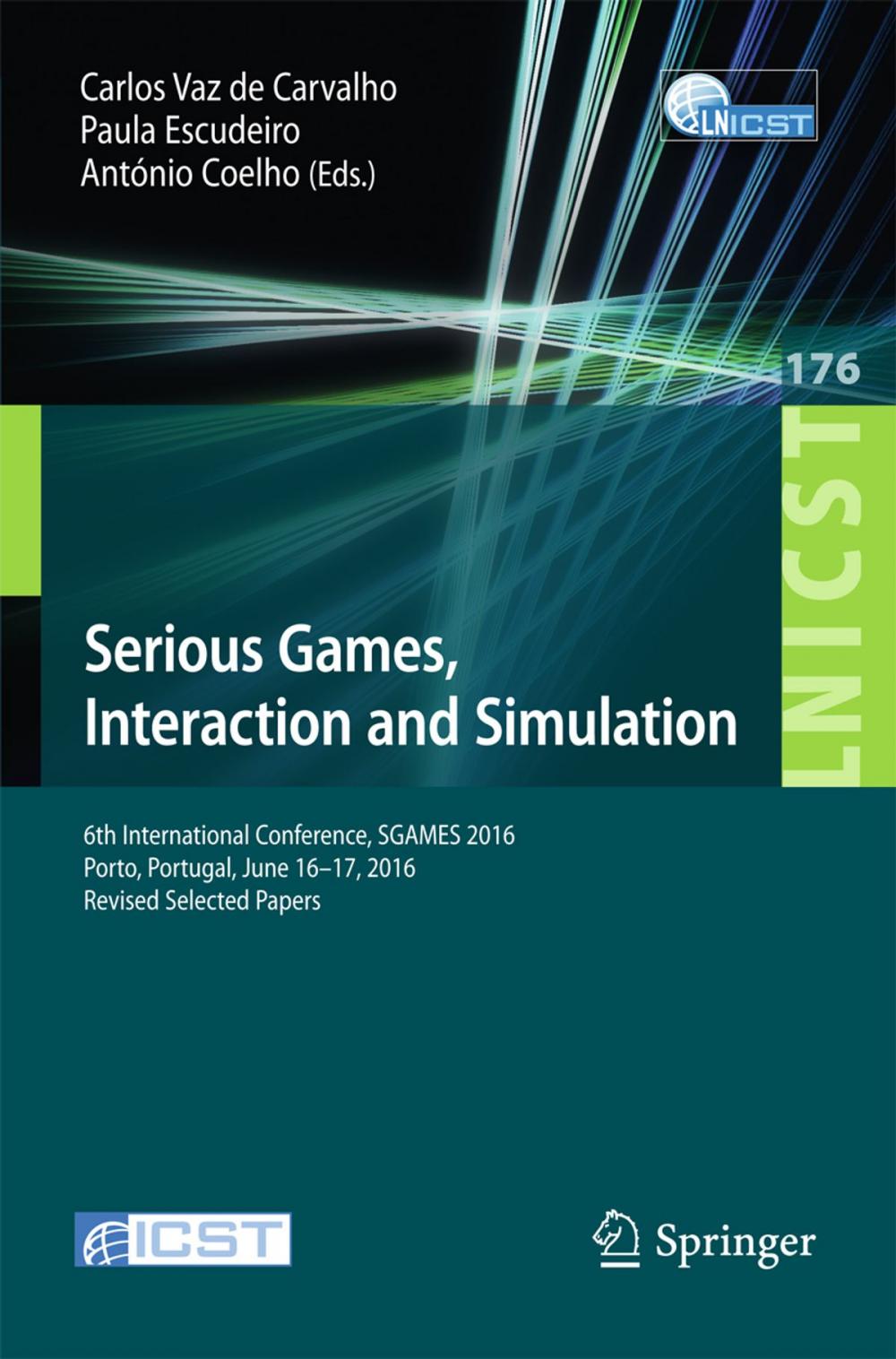 Big bigCover of Serious Games, Interaction and Simulation