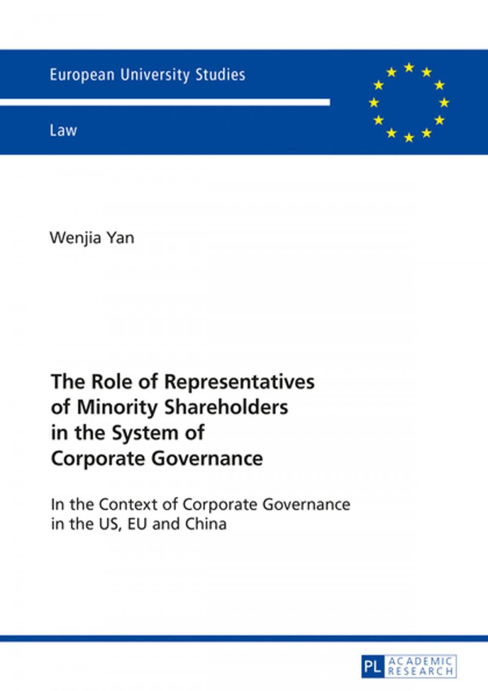 Big bigCover of The Role of Representatives of Minority Shareholders in the System of Corporate Governance