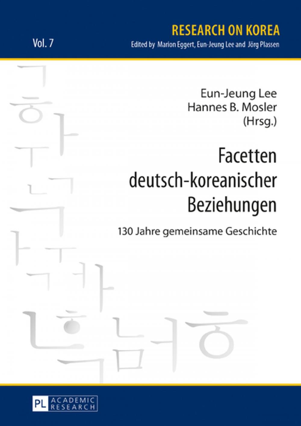 Big bigCover of Facetten deutsch-koreanischer Beziehungen