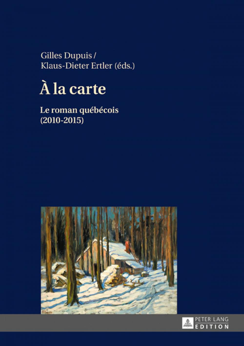 Big bigCover of À la carte