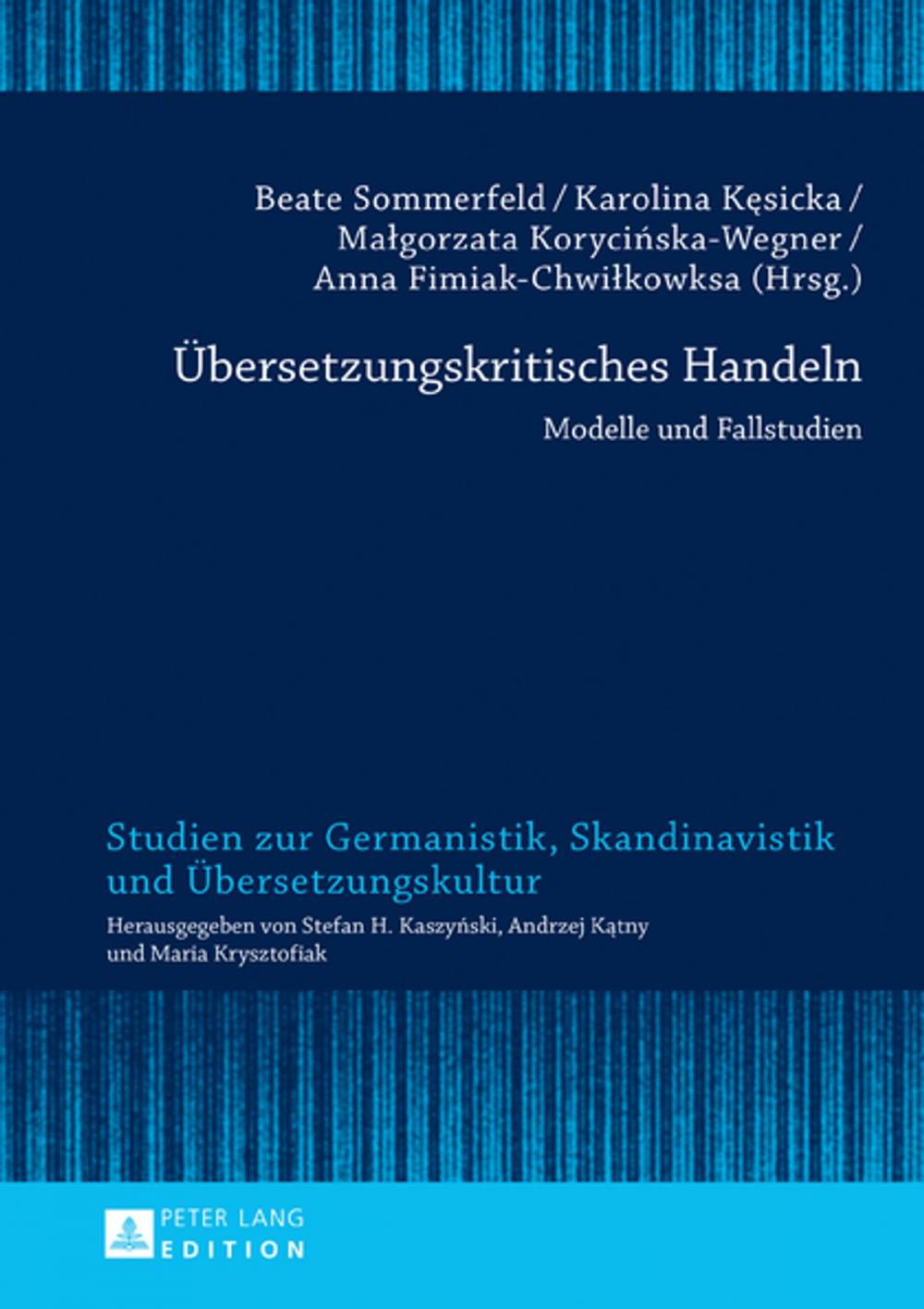 Big bigCover of Uebersetzungskritisches Handeln