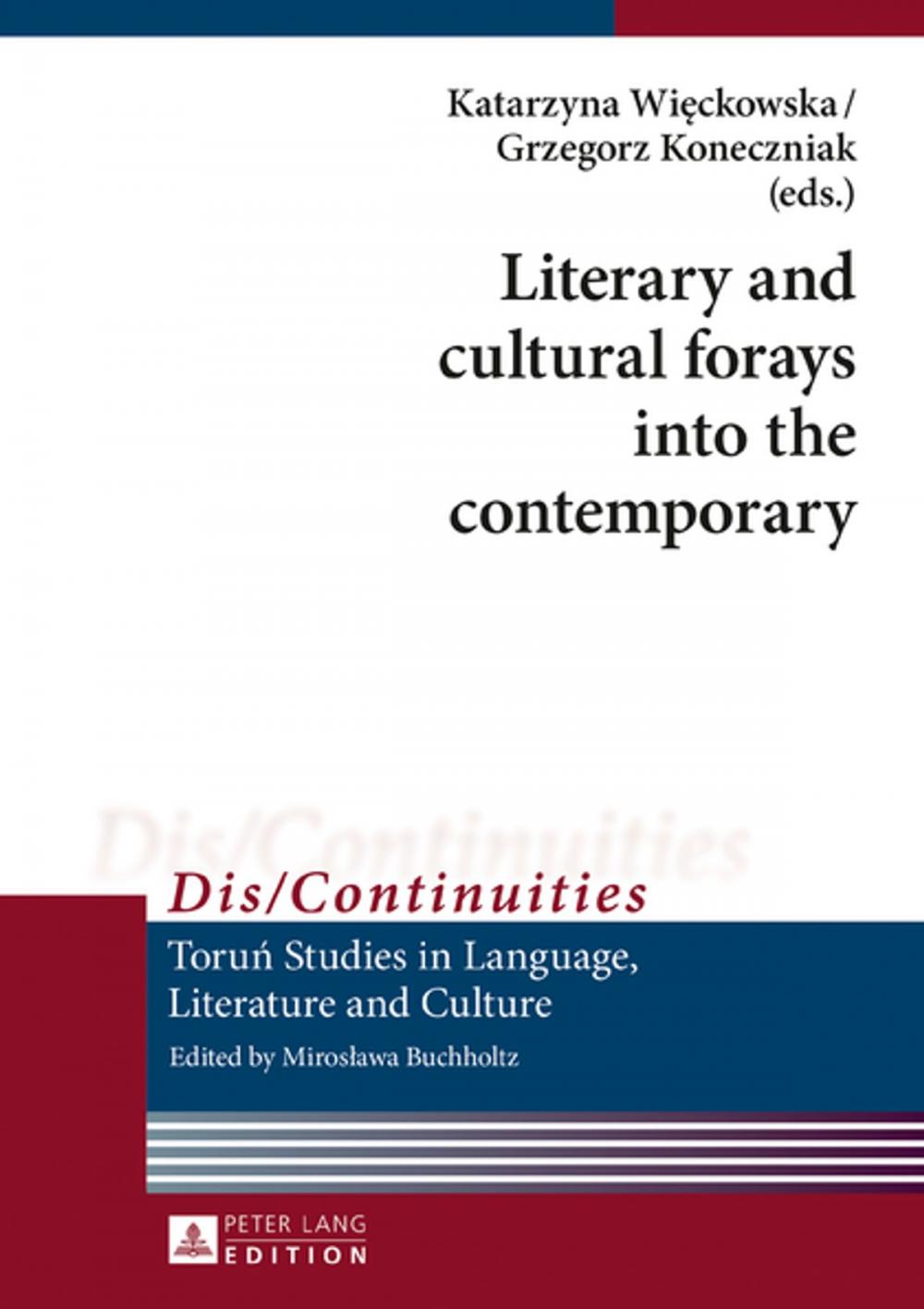 Big bigCover of Literary and cultural forays into the contemporary