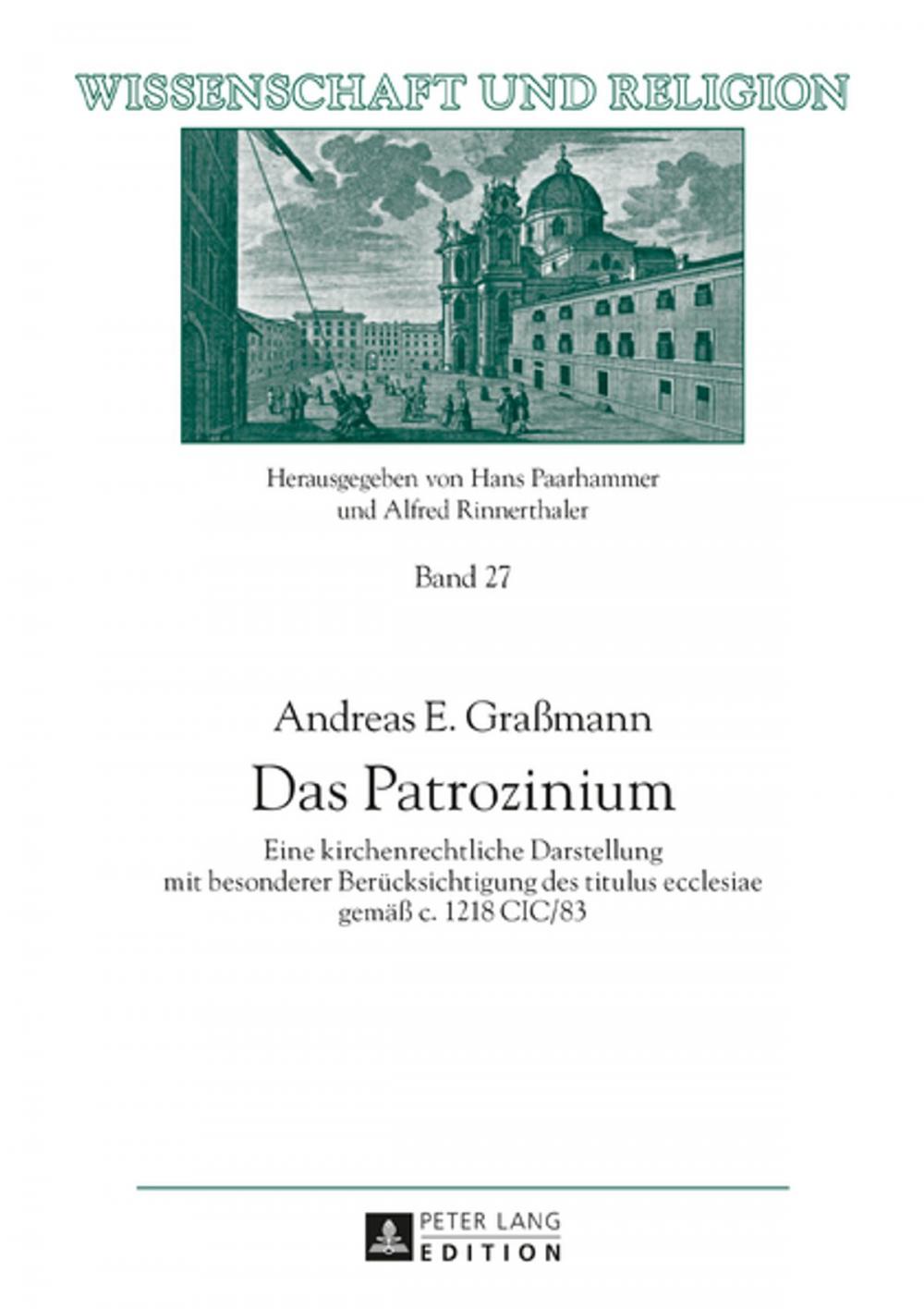 Big bigCover of Das Patrozinium