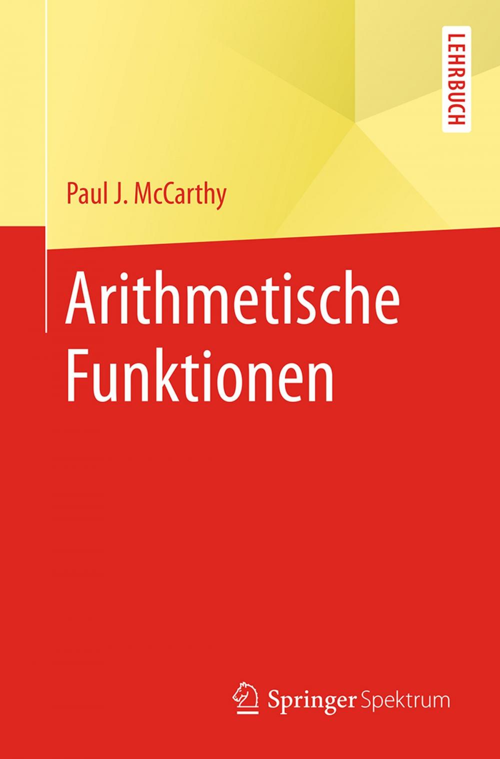 Big bigCover of Arithmetische Funktionen