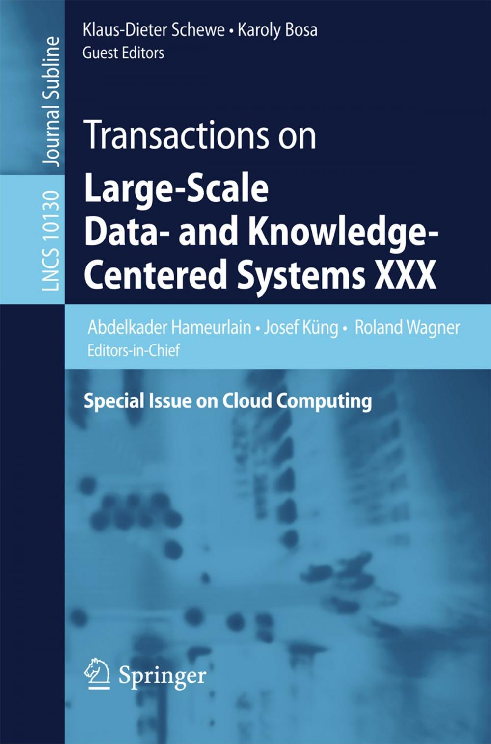 Big bigCover of Transactions on Large-Scale Data- and Knowledge-Centered Systems XXX