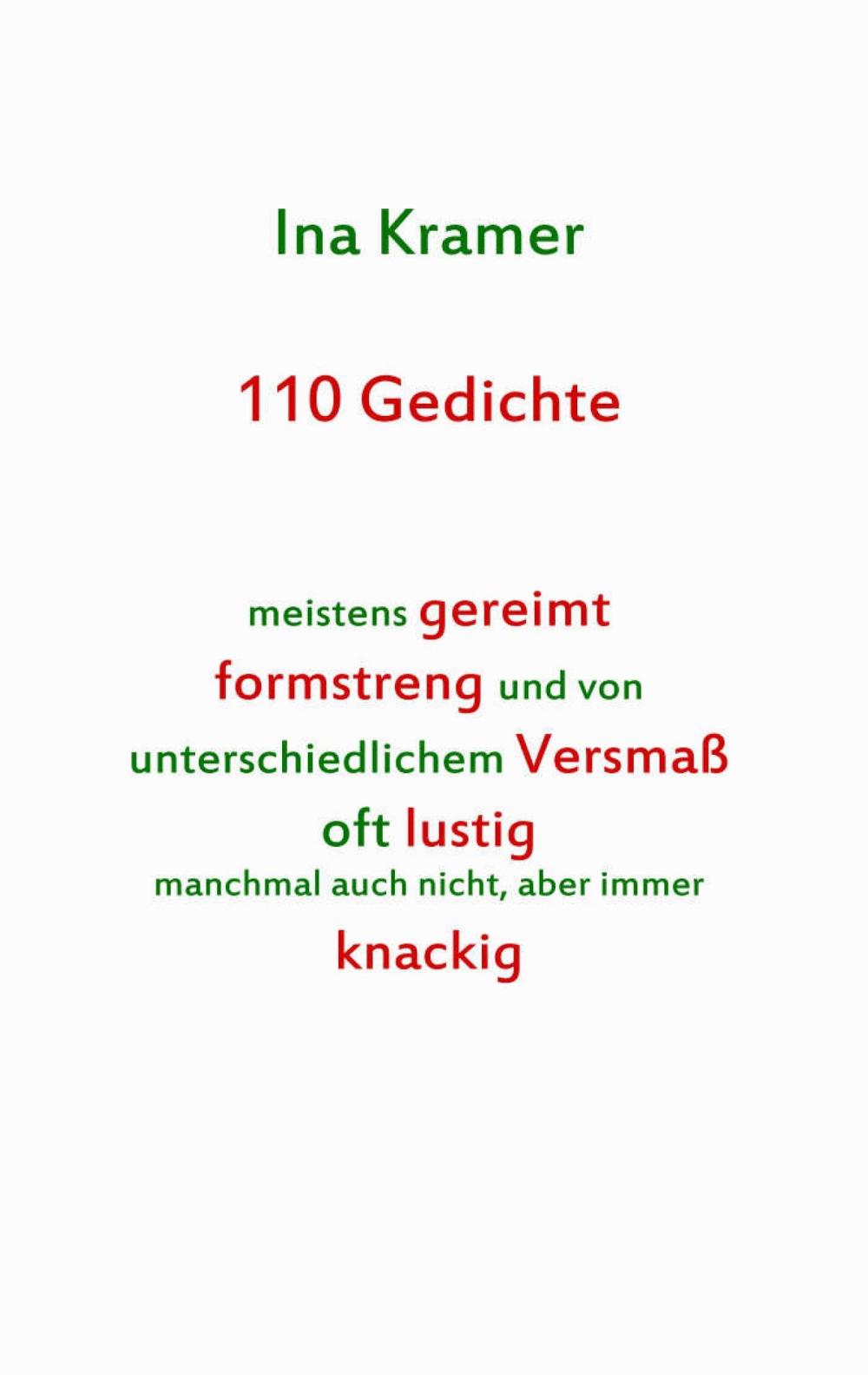 Big bigCover of 110 Gedichte