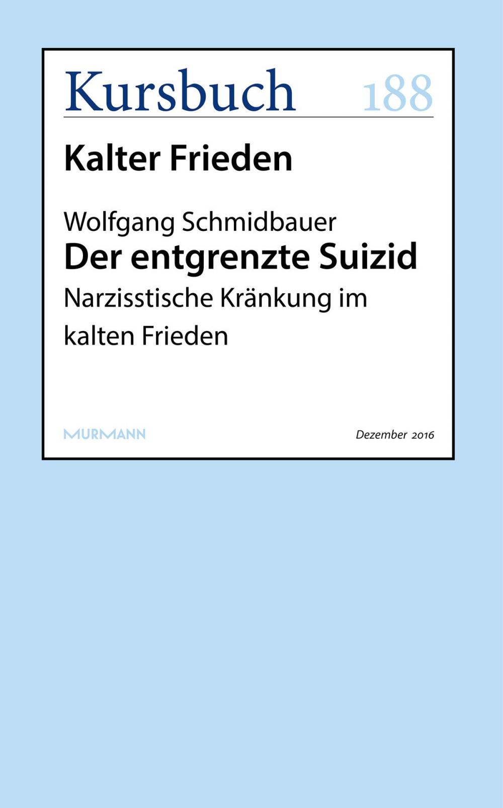 Big bigCover of Der entgrenzte Suizid