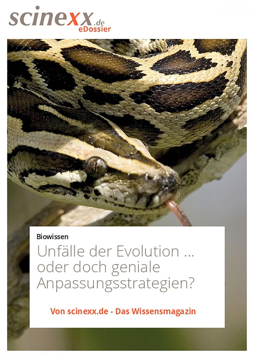 Big bigCover of Unfälle der Evolution