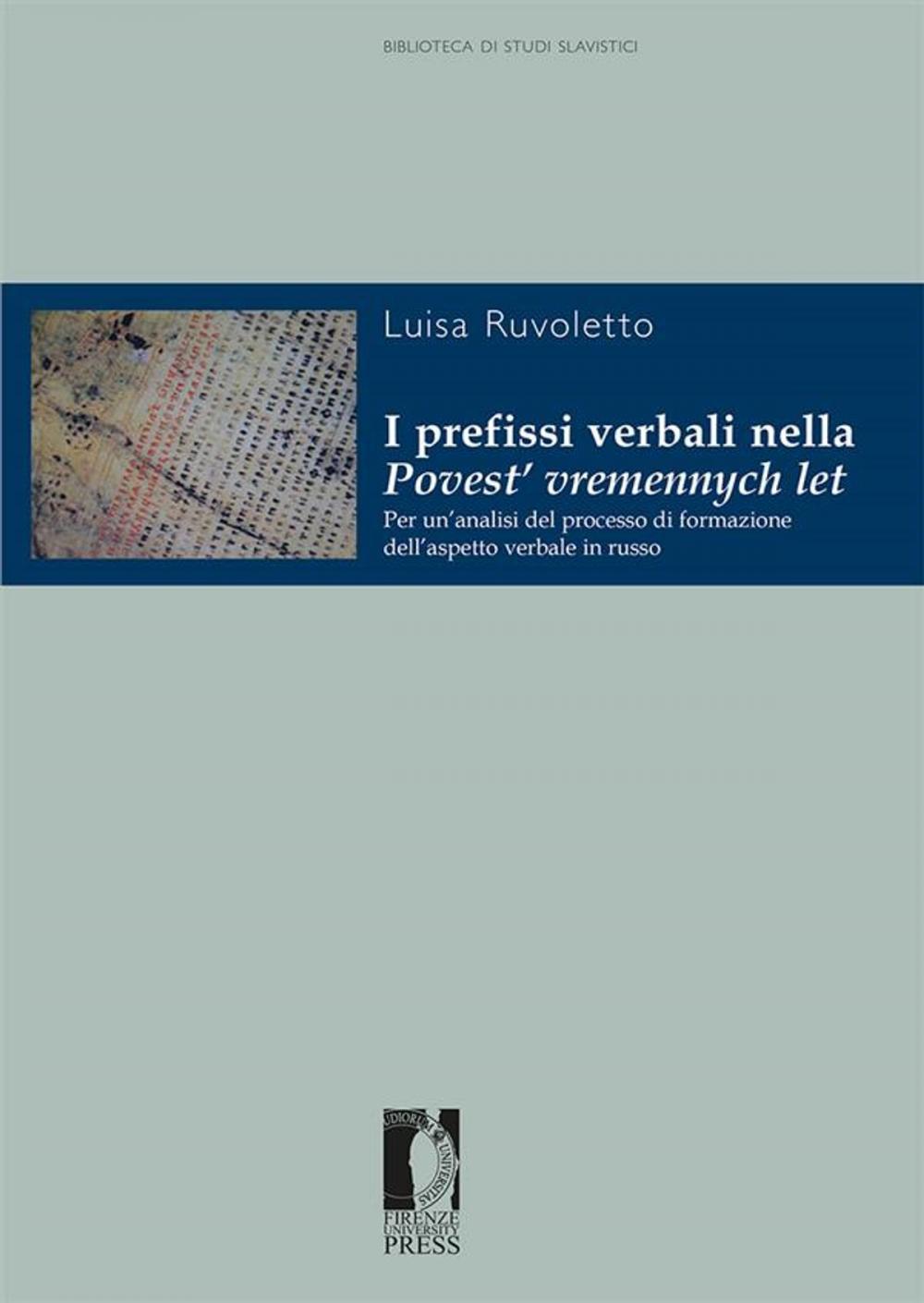 Big bigCover of I prefissi verbali nella Povest’ vremennych let