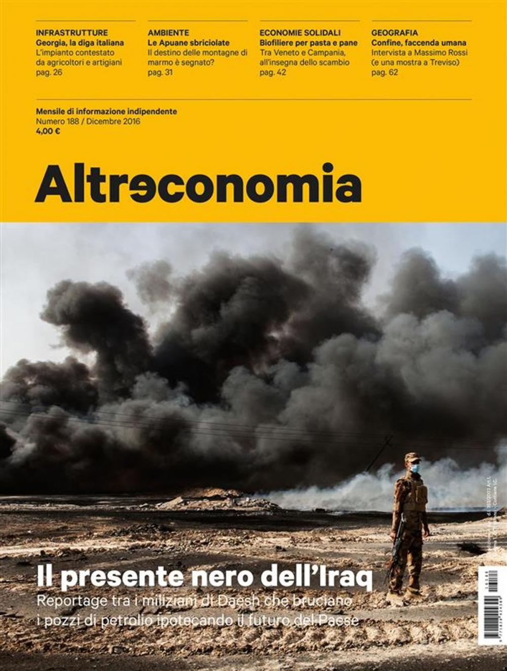 Big bigCover of Altreconomia 188 - Dicembre 2016