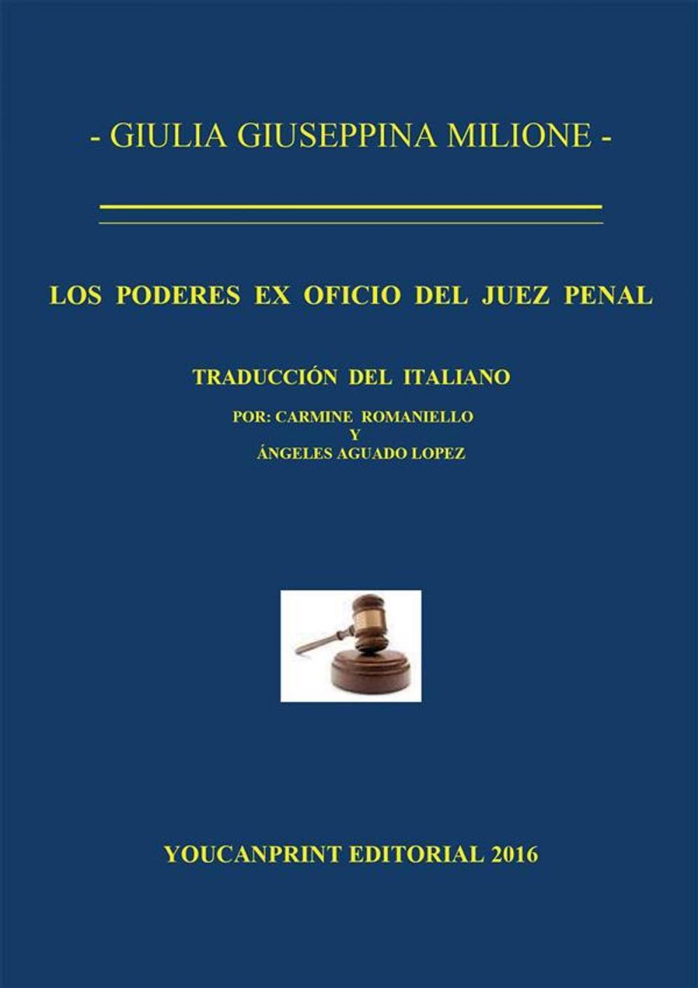 Big bigCover of Los poderes ex oficio del juez penal