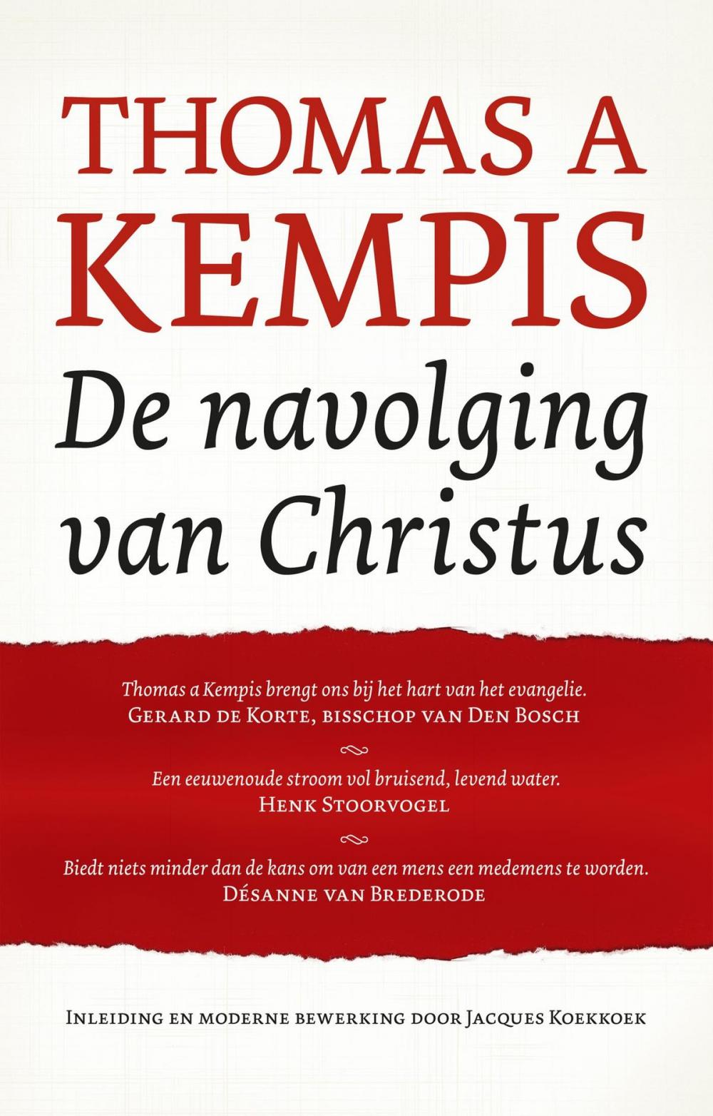 Big bigCover of De navolging van Christus