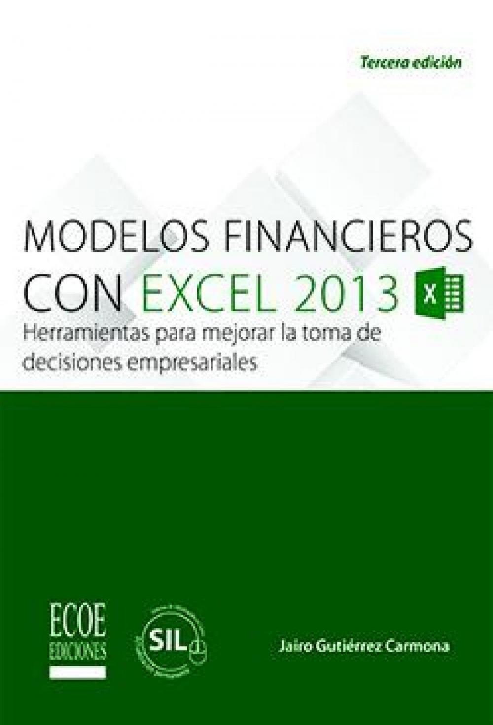 Big bigCover of Modelos financieros con excel 2013