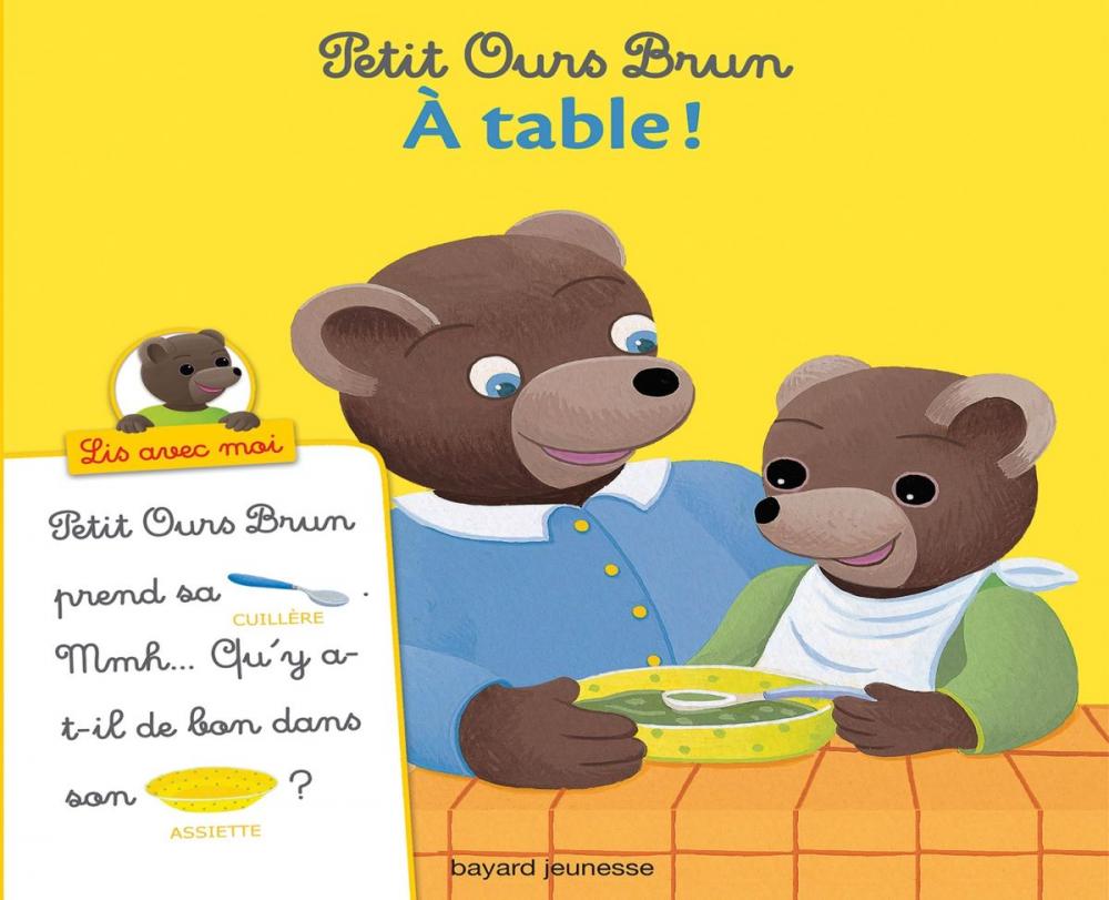 Big bigCover of Petit Ours Brun, Lis avec moi - À table !