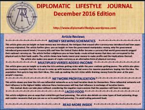 Cover of the book Diplomatic Lifestyle Journal December 2016 Edition by Quique Peinado