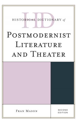 Book cover of Historical Dictionary of Postmodernist Literature and Theater