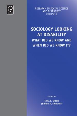 Cover of the book Sociology Looking at Disability by Les Coleman