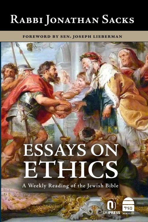 Cover of the book Essays on Ethics by Sacks, Jonathan, The Toby Press, LLC