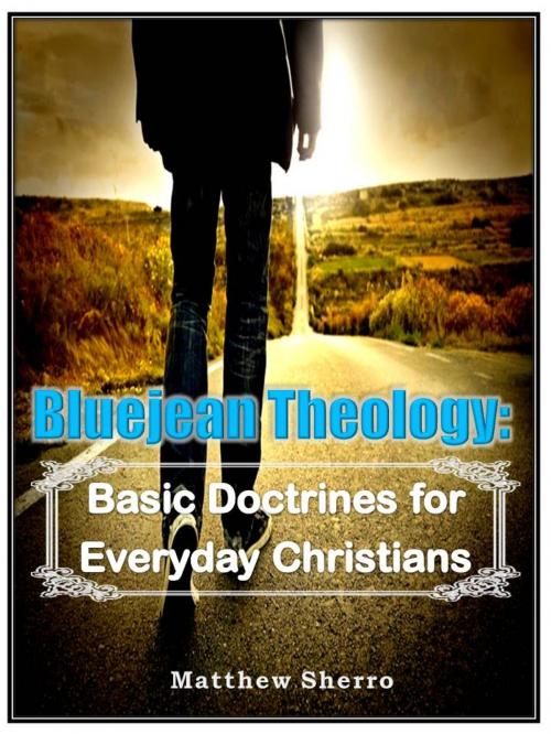 Cover of the book Bluejean Theology by Matthew Sherro, Exploring Truth Ministry