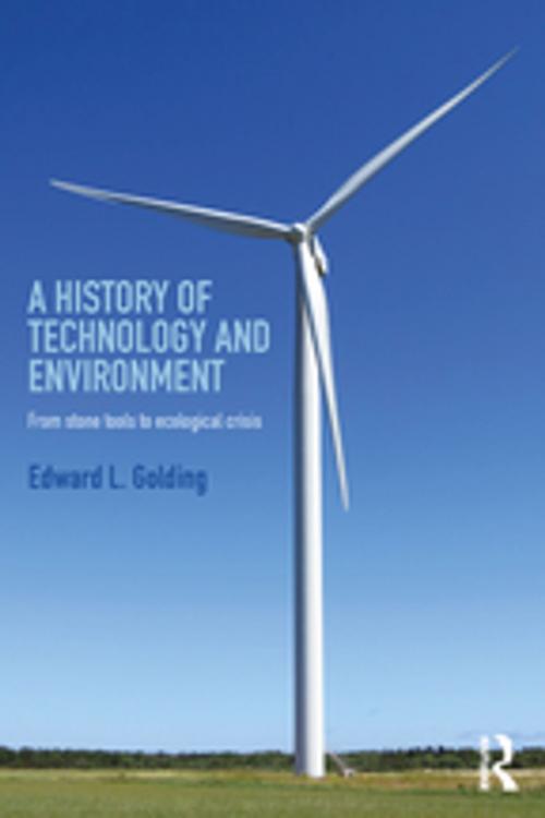 Cover of the book A History of Technology and Environment by Edward L. Golding, Taylor and Francis