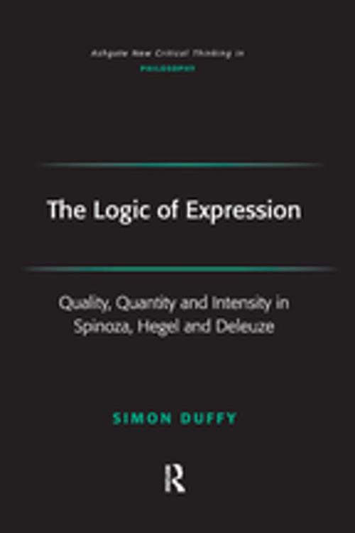 Cover of the book The Logic of Expression by Simon Duffy, Taylor and Francis