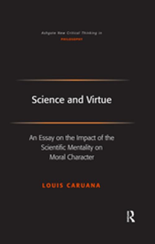 Cover of the book Science and Virtue by Louis Caruana, Taylor and Francis