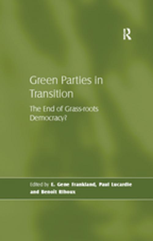 Cover of the book Green Parties in Transition by Paul Lucardie, Taylor and Francis