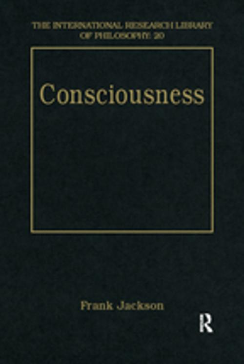 Cover of the book Consciousness by , Taylor and Francis