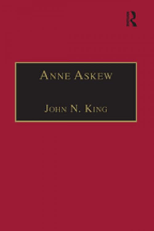 Cover of the book Anne Askew by John N. King, Taylor and Francis