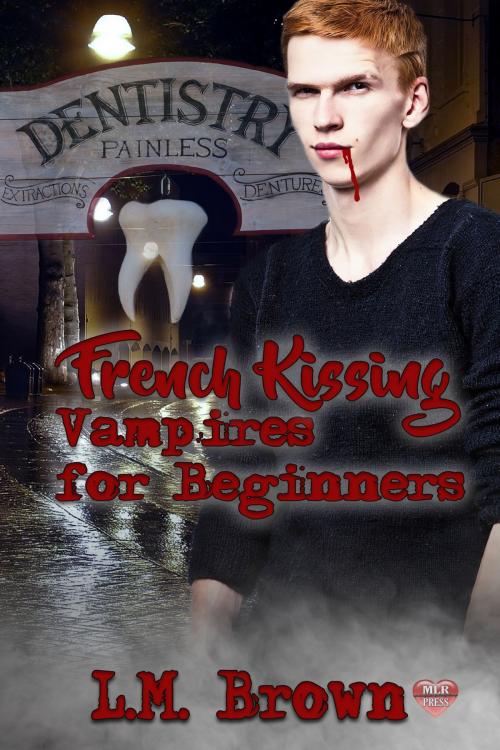 Cover of the book French Kissing Vampires for Beginners by L.M. Brown, MLR Press