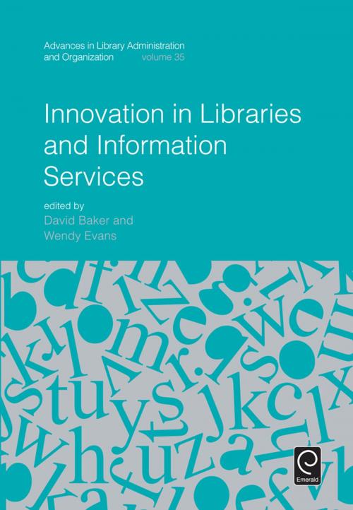 Cover of the book Innovation in Libraries and Information Services by , Emerald Group Publishing Limited