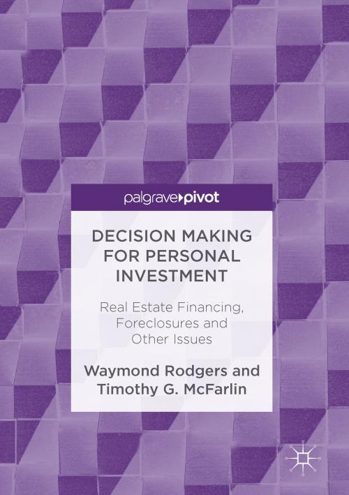 Cover of the book Decision Making for Personal Investment by Waymond Rodgers, Timothy G. McFarlin, Springer International Publishing