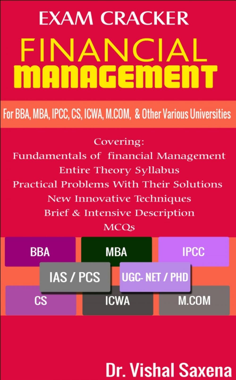 Big bigCover of Exam Cracker Financial Management