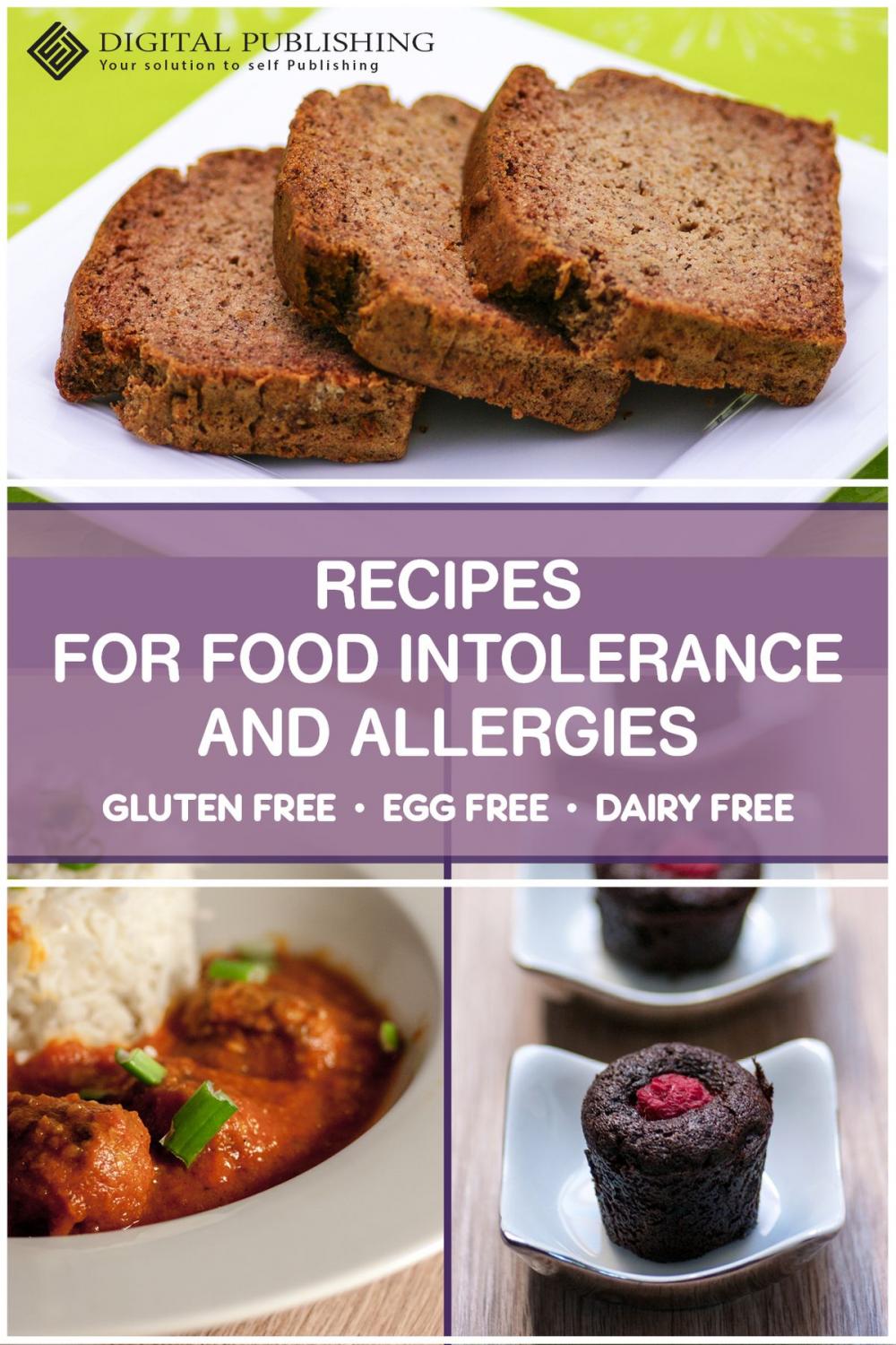 Big bigCover of Recipes for food intolerance and allergies - gluten free, egg free and milk free